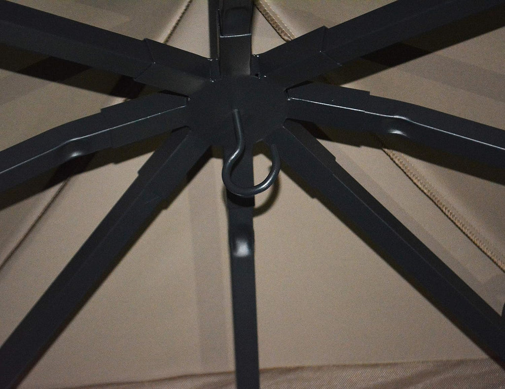 APEX GARDEN Harmony 10 ft. x 10 ft. Gazebo with Mosquito Net