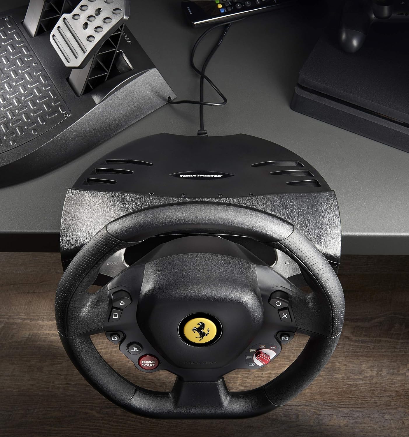 Thrustmaster T80 Ferrari 488 GTB Edition Racing Wheel (compatible w/ PS5, PS5 Pro, PS4 & PC)
