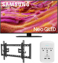 Samsung QN43QN90FAFXZA 43 Inch Neo QLED 4K QN90F Vision AI Smart TV with a Walts TILT-EXTENSION-37-90 Tilt Mount and Amber Protection 3-Outlet-Surge Surge Protector (2025)