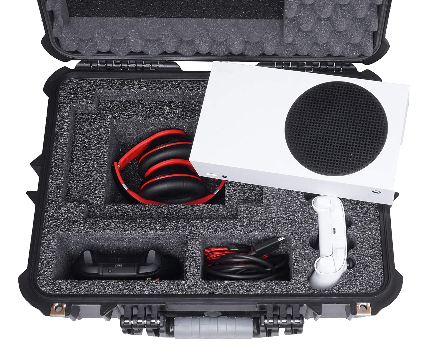 Case Club Carrying Case Fits Xbox Series X or S - Hard Shell, Waterproof, fits Xbox Series X or S Console to Organize Controllers, Games & Accessories. Heavy Duty,Sshippable