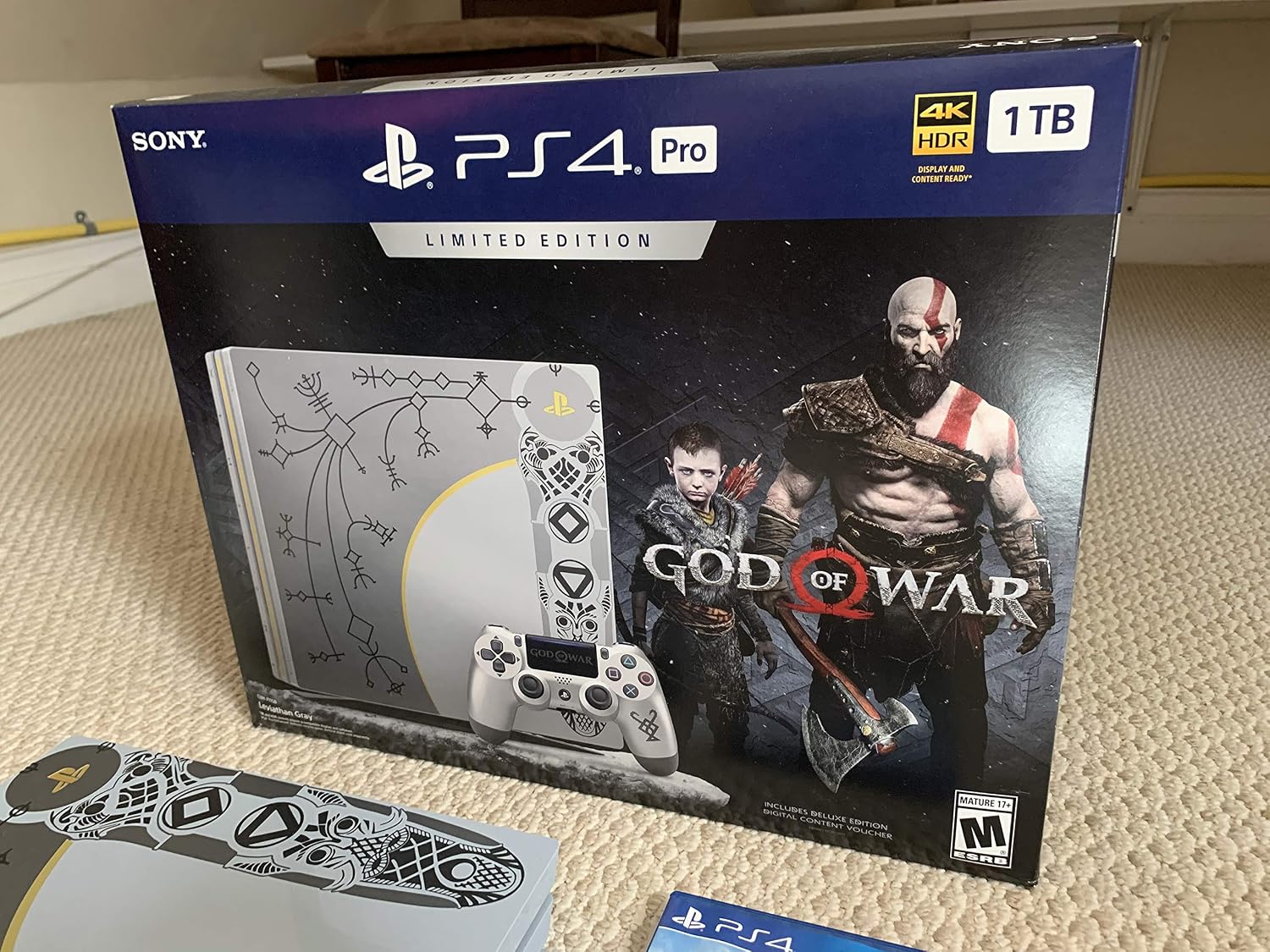 PlayStation 4 Pro 1TB Limited Edition Console - God of War Bundle [Discontinued]
