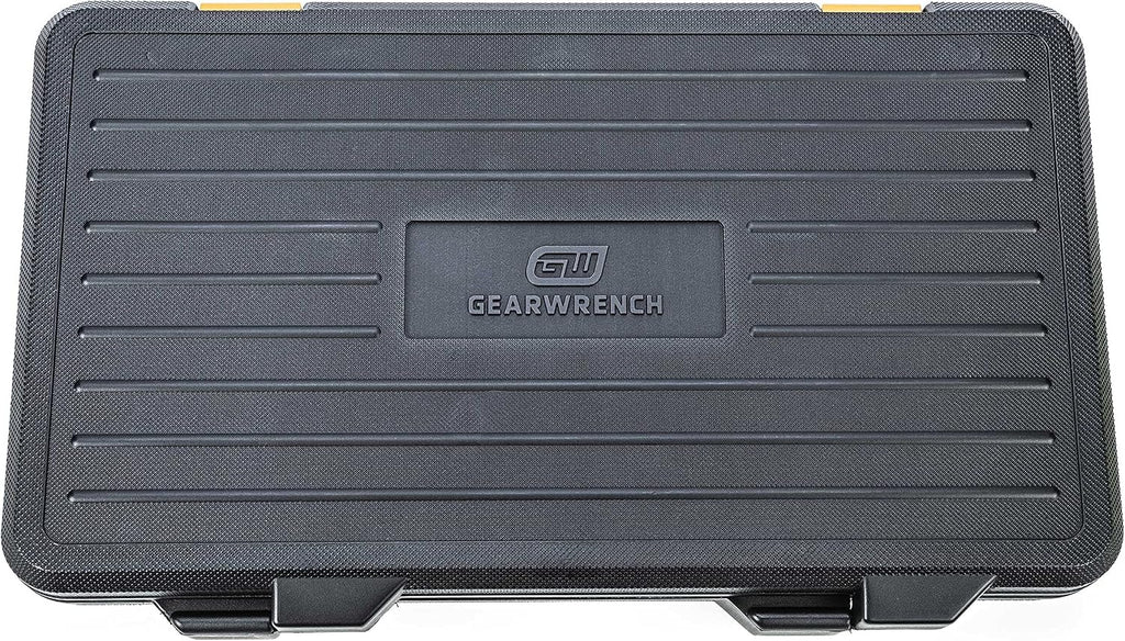 GEARWRENCH 118 Pc. 1/4', 3/8' & 1/2' Drive 6 & 12 Pt. Mechanics Tool Set, Standard & Deep, SAE/Metric - 83001D