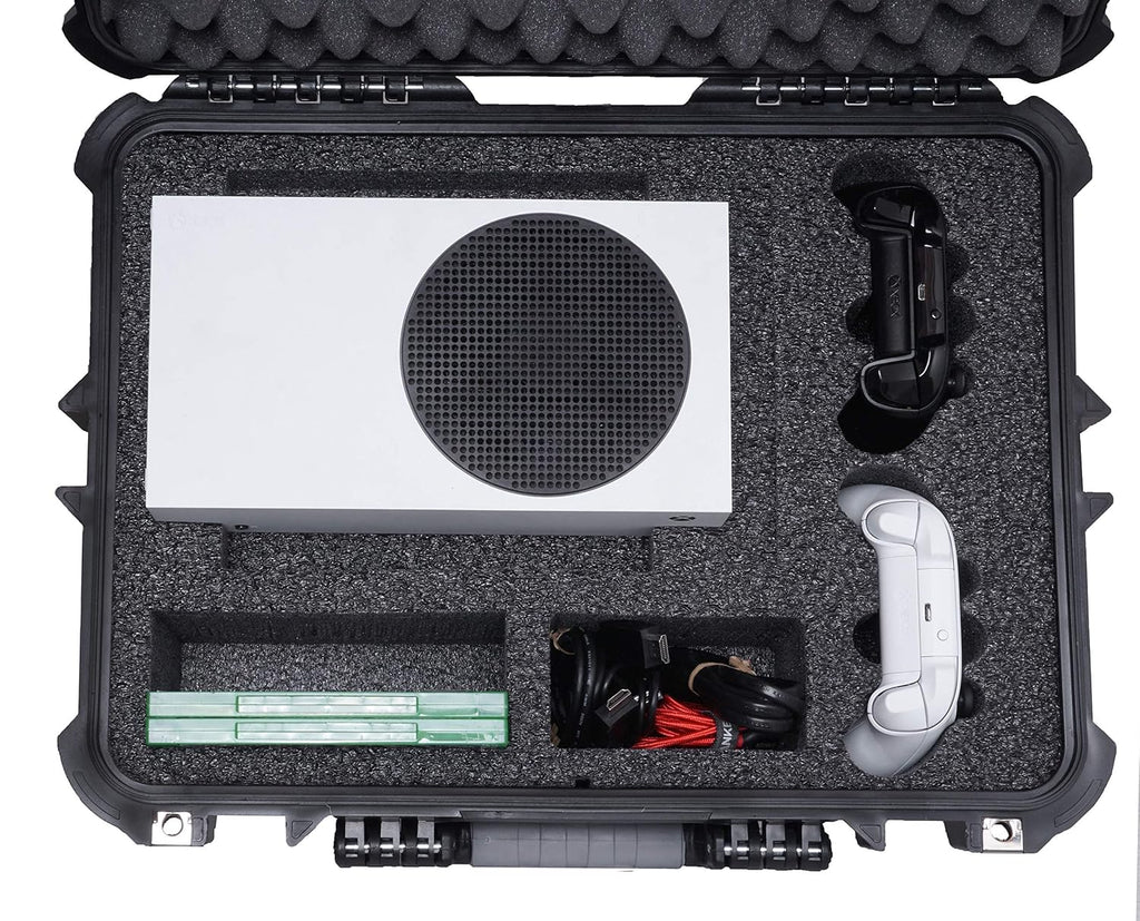 Case Club Carrying Case Fits Xbox Series X or S - Hard Shell, Waterproof, fits Xbox Series X or S Console to Organize Controllers, Games & Accessories. Heavy Duty,Sshippable