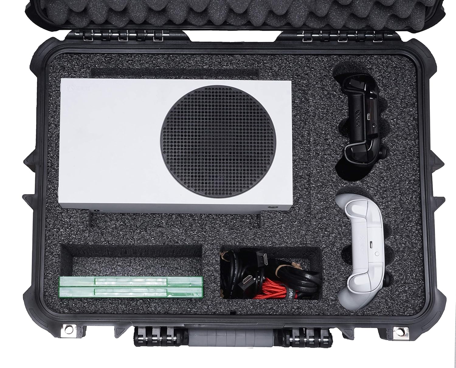 Case Club Carrying Case Fits Xbox Series X or S - Hard Shell, Waterproof, fits Xbox Series X or S Console to Organize Controllers, Games & Accessories. Heavy Duty,Sshippable