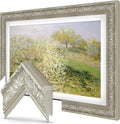 Tuscan Pearl 65' Premiere Deco TV Frame - Compatible ONLY with Samsung The Frame TV and Pro TVs (Fits 2021-2026, LS03A, LS03B,LS03C,LS03D,LS03FA,LS03FW)