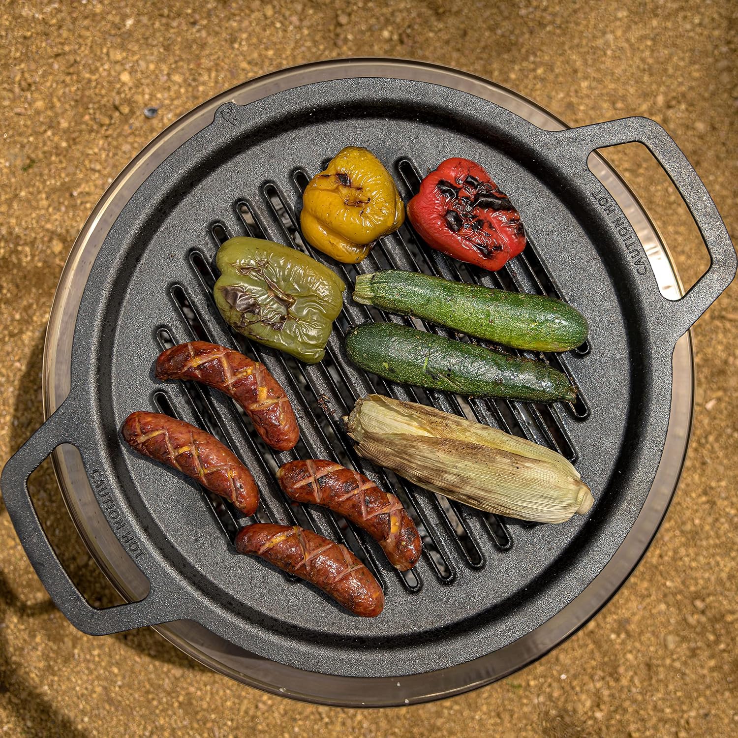 Solo Stove Yukon Hub, Stainless Steel Hub for 20 cm Elevation, Addition to Yukon fire Pit, Three Stabilizing Feet, Weight: 2 kg, Diameter top: 47 cm