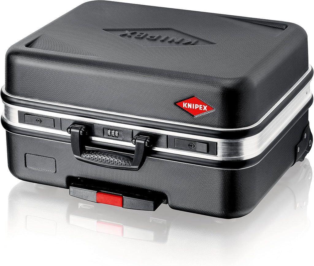 KNIPEX Tool Case 'Big Basic Move', Empty, on Wheels, Telescopic Handle, 54 Inserting Options, 33 L Volume, Tool Trolley, Rolling Toolbox, 00 21 06 LE