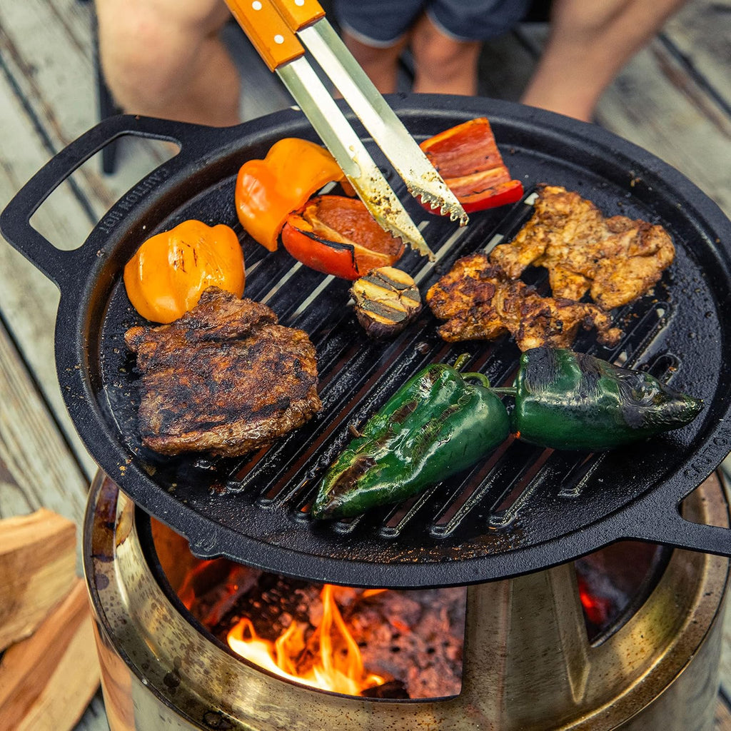 Solo Stove Bonfire Hub, Stainless steel Hub for 8' Elevation, Addition to Bonfire fire pit, Weight: 3 lbs, Diameter top: 14.5', Height: 8'